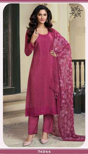 Vinay Silkina Royal Crepe 47 Royal Crepe Dress Material 8 pcs Catalogue