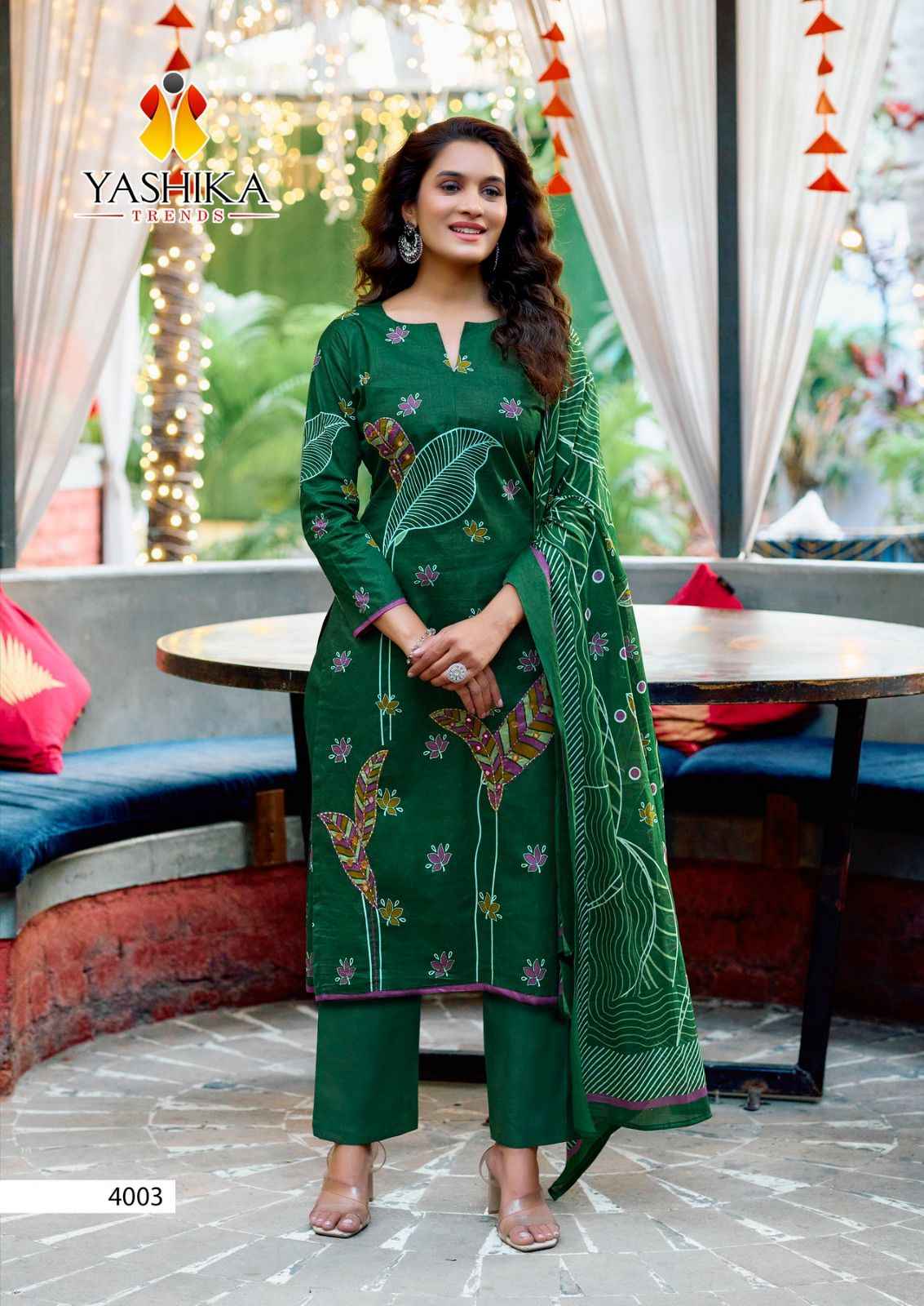 Yashika Trends Dua Vol 4 Cotton Dress Material 8 pcs Catalogue
