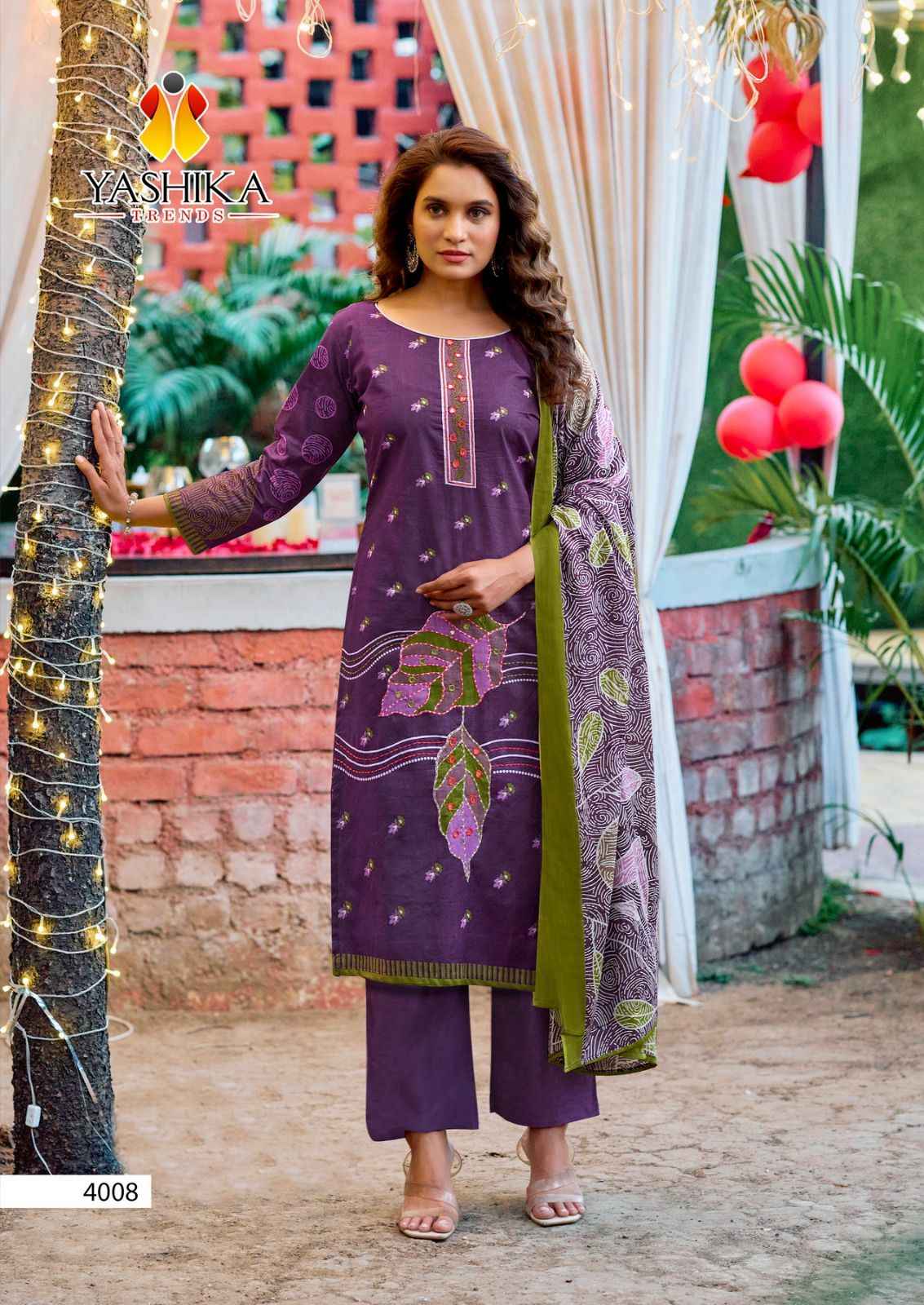 Yashika Trends Dua Vol 4 Cotton Dress Material 8 pcs Catalogue