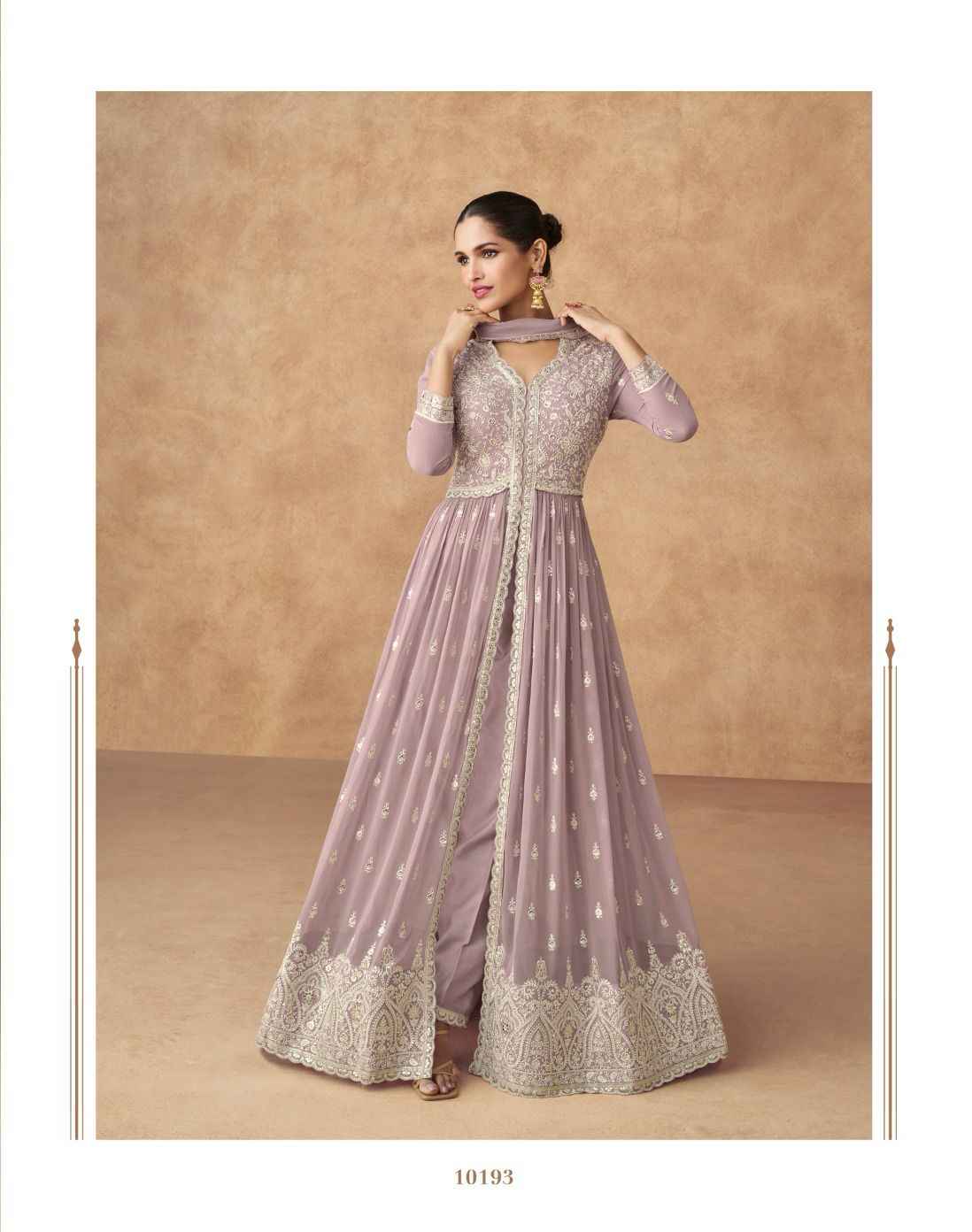 Aashirwad Creation Ananya Readymade Georgette Dress 3 pcs Catalogue
