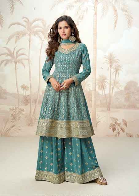 Aashirwad Creation Jasmine Readymade Georgette Dress 3 pcs Catalogue