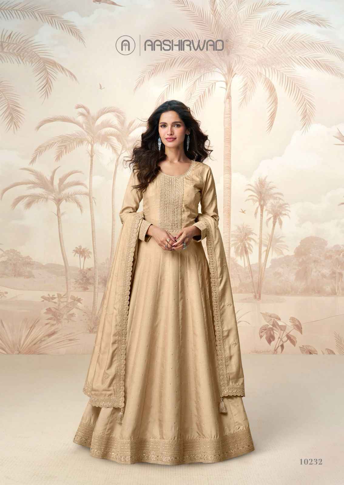 Aashirwad Creation Raagini Readymade Silk Dress (5 pcs Catalogue)