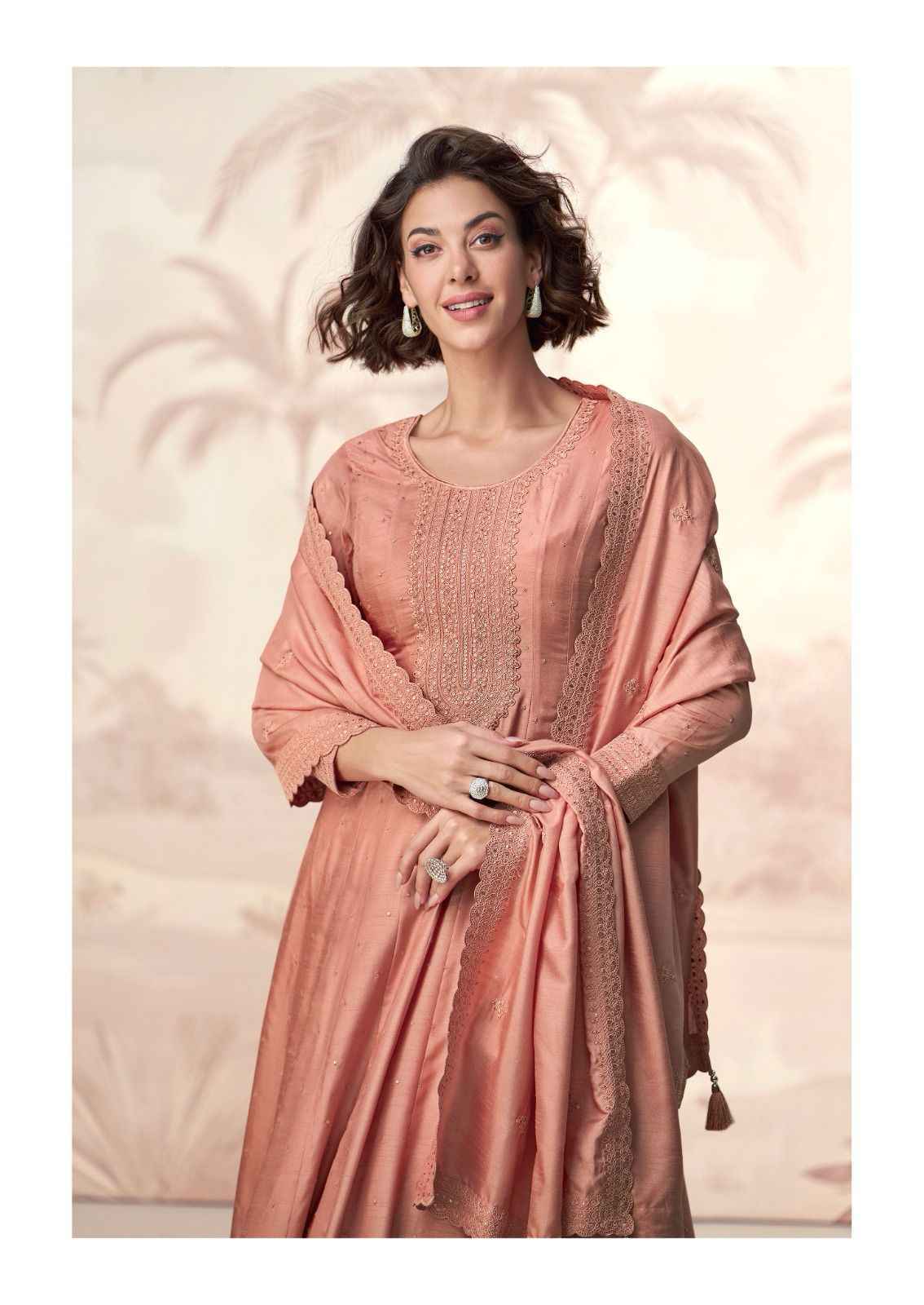Aashirwad Creation Raagini Readymade Silk Dress (5 pcs Catalogue)