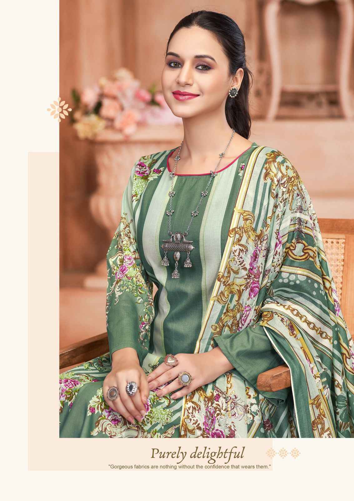 Al Karam Kasida Vol-1 Viscouse Rayon Dress Material (6 pcs Catalogue)