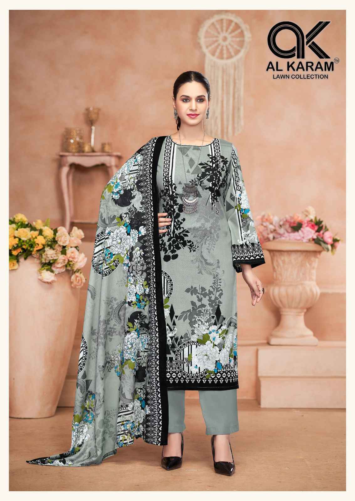 Al Karam Kasida Vol-1 Viscouse Rayon Dress Material (6 pcs Catalogue)