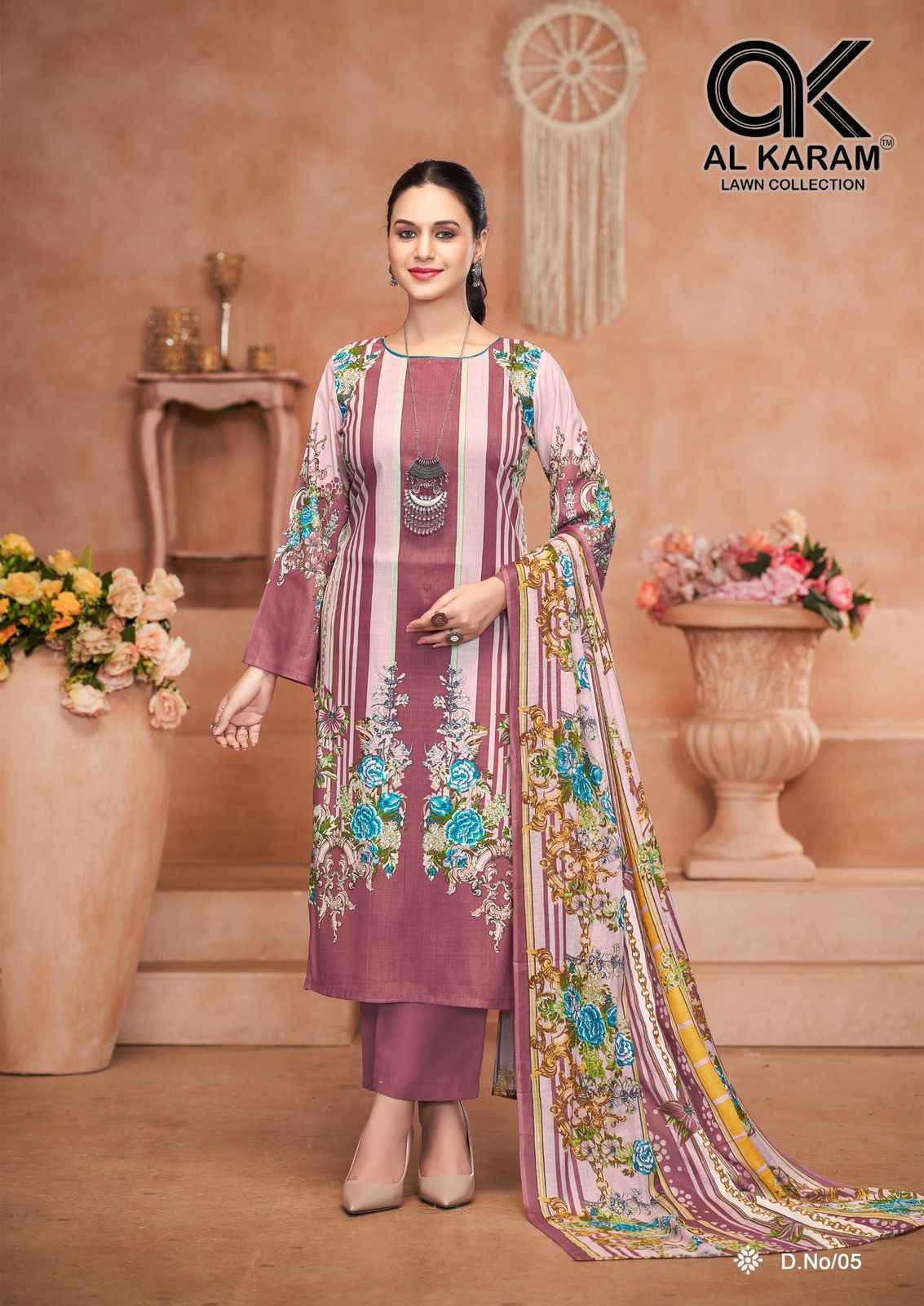 Al Karam Kasida Vol-1 Viscouse Rayon Dress Material (6 pcs Catalogue)