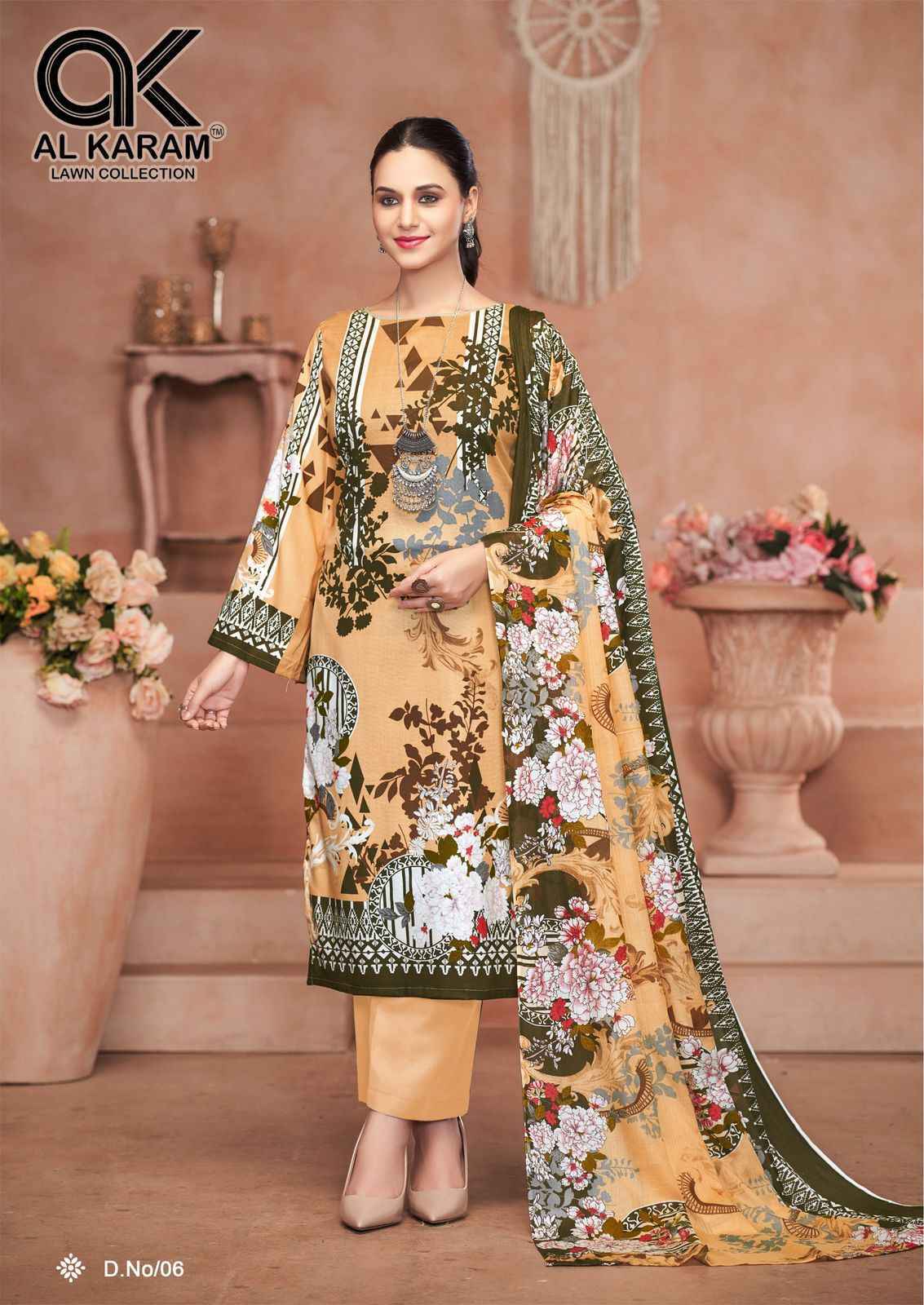 Al Karam Kasida Vol-1 Viscouse Rayon Dress Material (6 pcs Catalogue)