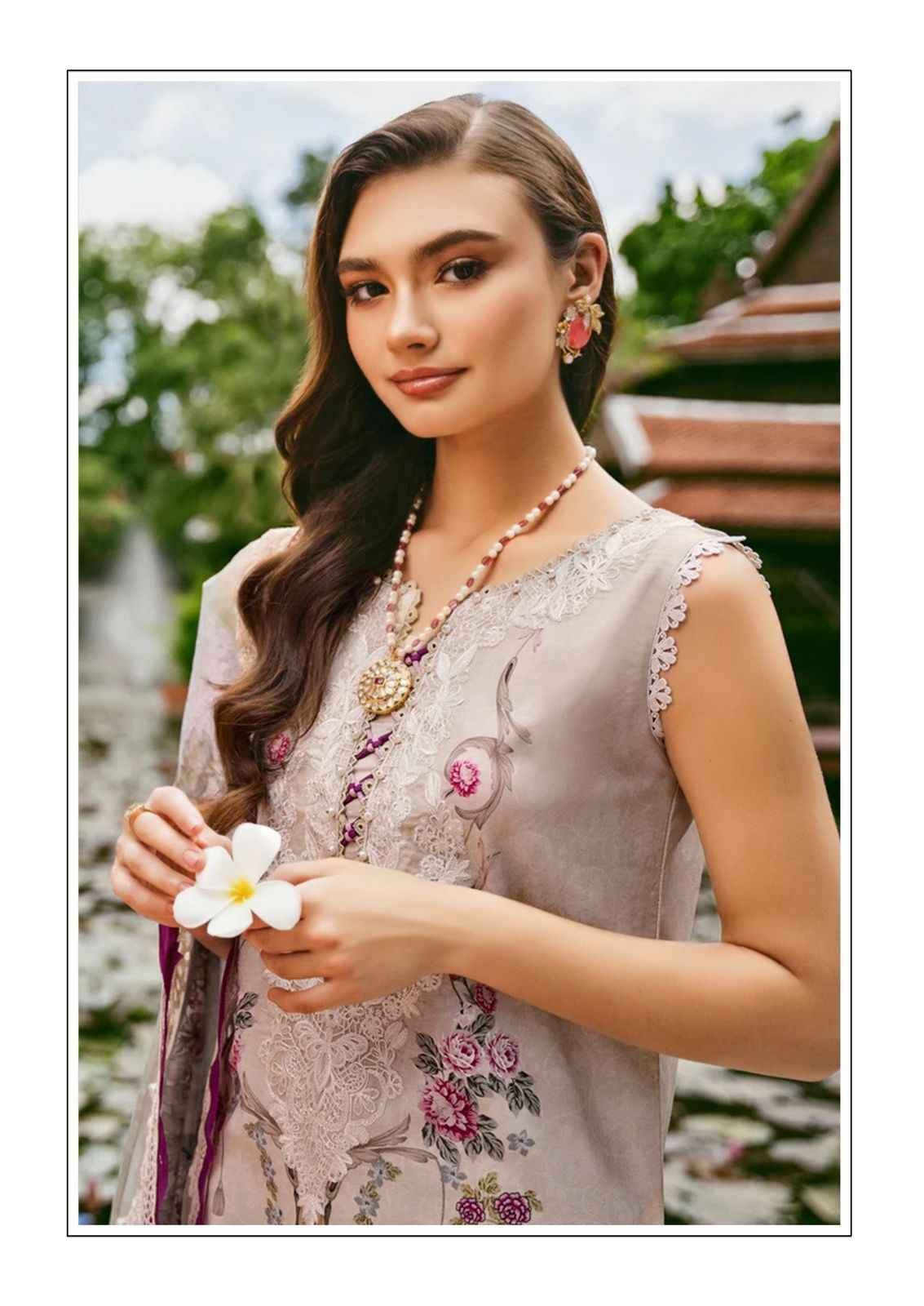Al Karam Needle Wonder Lawn Cotton Dress Material 6 pcs Catalogue