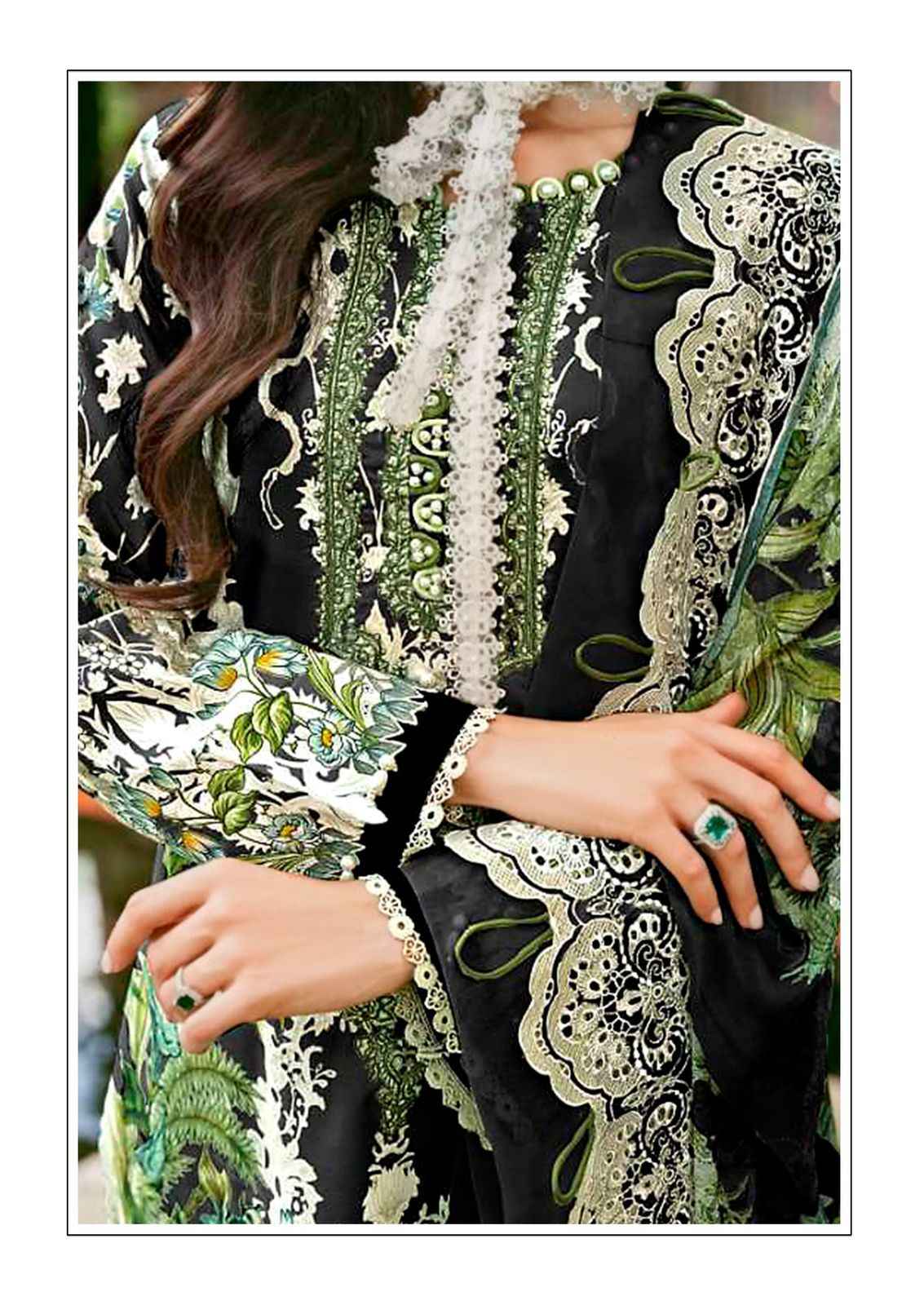 Al Karam Needle Wonder Lawn Cotton Dress Material 6 pcs Catalogue