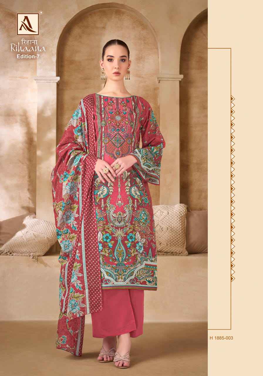 Alok Rihaana Edition-7 Cotton Dress Material (8 pcs Catalogue)