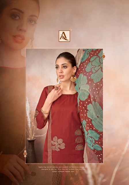 Alok Sarika Zam Dress Material (4 pcs Catalogue)