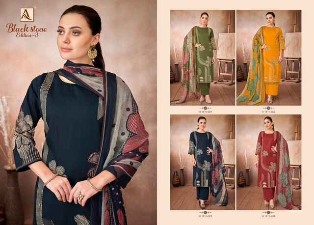 Alok Sarika Zam Dress Material (4 pcs Catalogue)