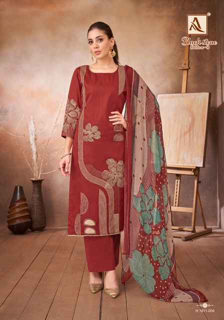 Alok Sarika Zam Dress Material (4 pcs Catalogue)