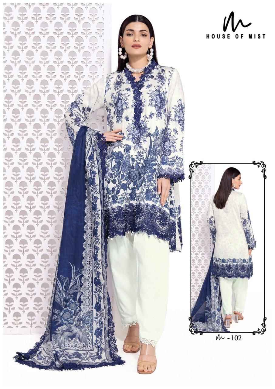 Alok Tabeer Gold Zam Cotton Dress Material 4 pcs Catalogue