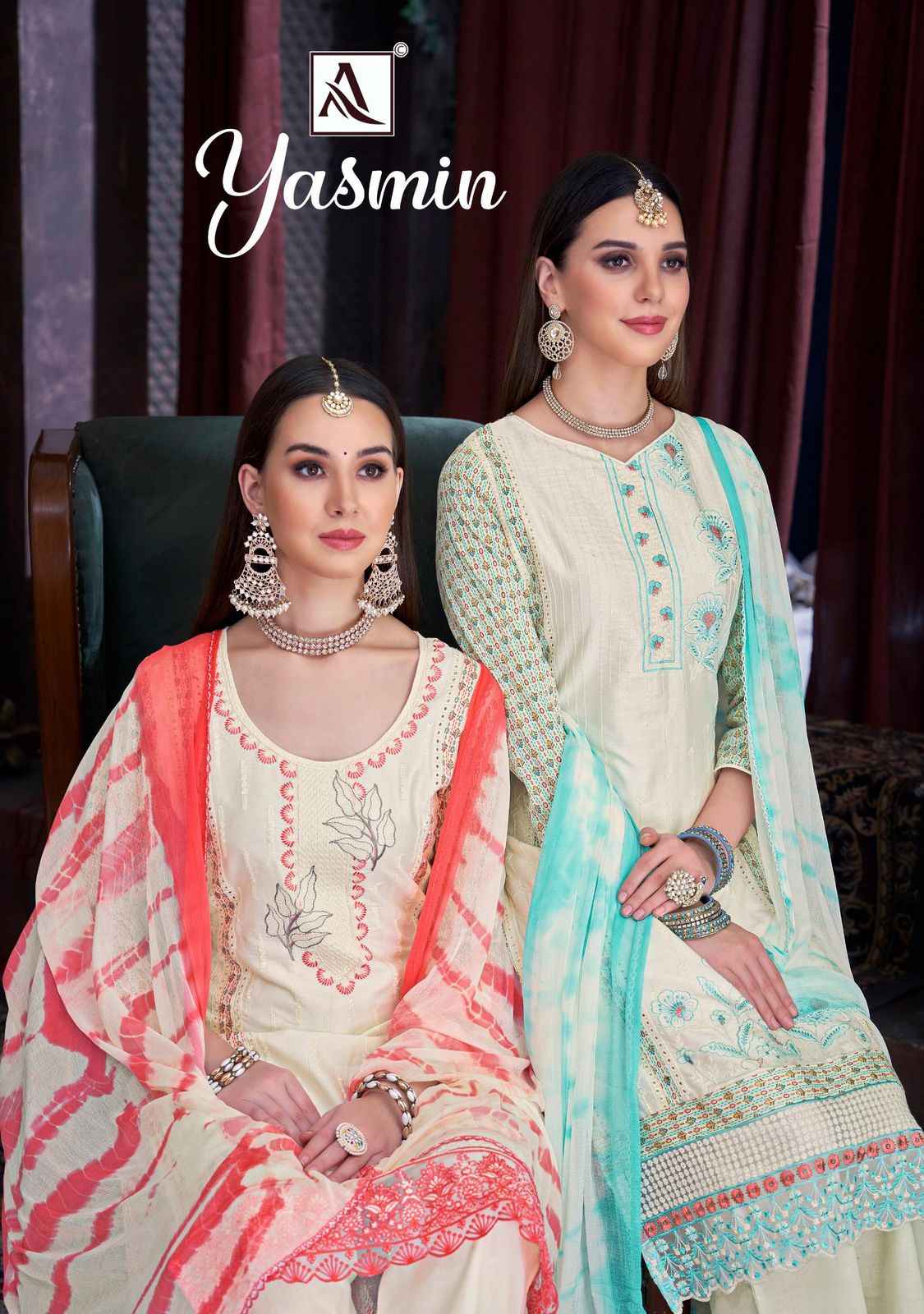 Alok Yasmin Jam Cotton Dress Material 4 pcs Catalogue