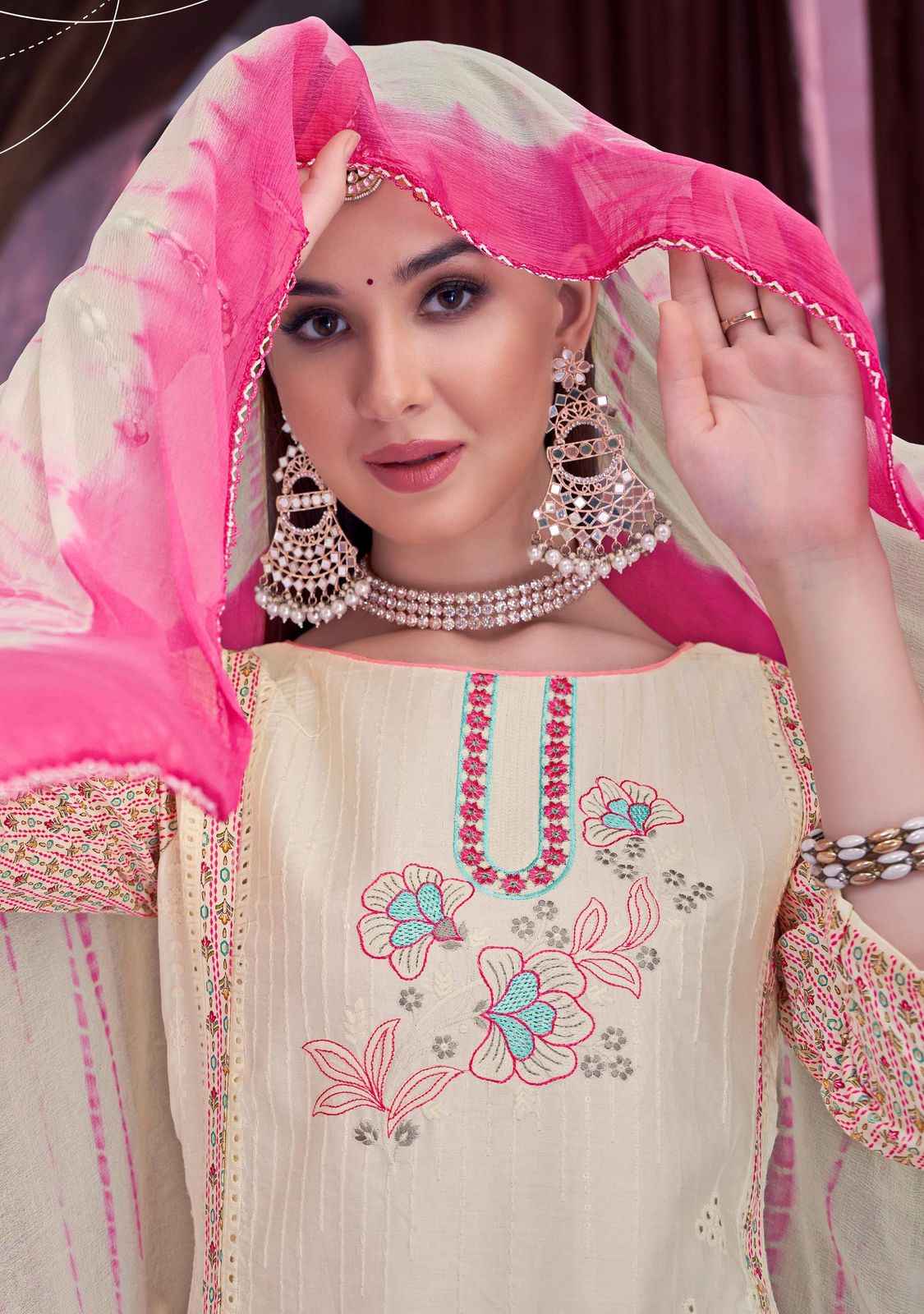 Alok Yasmin Jam Cotton Dress Material 4 pcs Catalogue