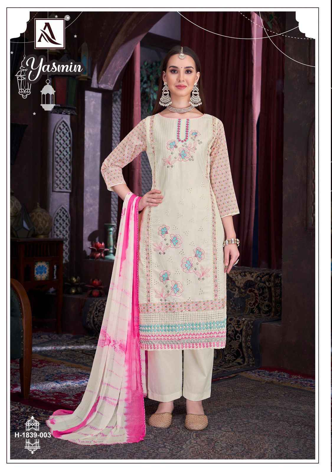 Alok Yasmin Jam Cotton Dress Material 4 pcs Catalogue