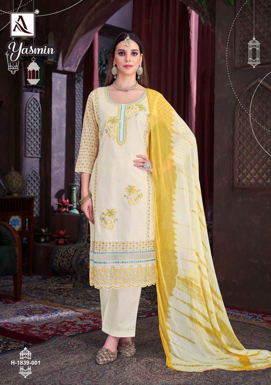 Alok Yasmin Jam Cotton Dress Material 4 pcs Catalogue