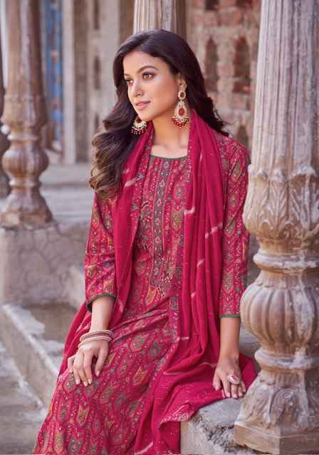 Alok Zarina Edition-9 Viscouse Rayon Dress Material (6 pcs Catalogue)