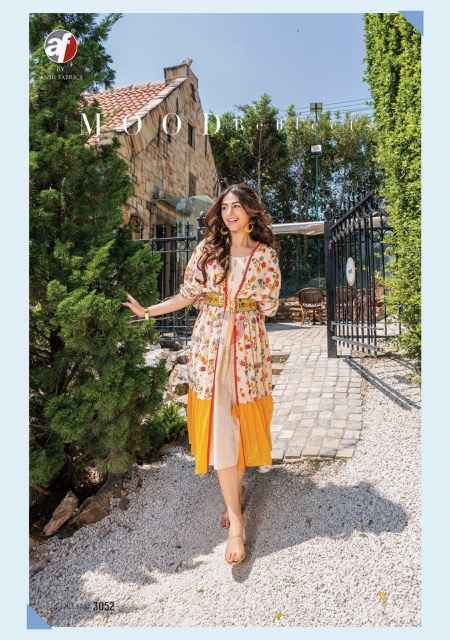 Anju Fabrics Dreamy Tales Cotton Kaftan Jacket With Mindi (6 pcs Catalogue)