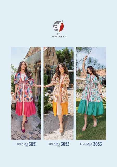Anju Fabrics Dreamy Tales Cotton Kaftan Jacket With Mindi (6 pcs Catalogue)