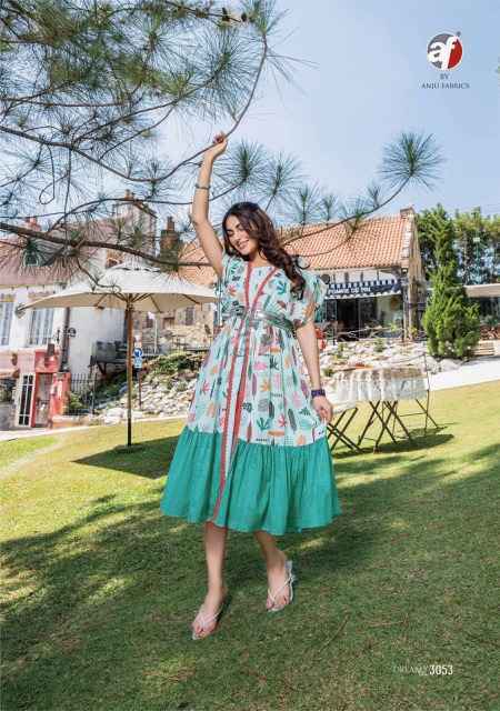 Anju Fabrics Dreamy Tales Cotton Kaftan Jacket With Mindi (6 pcs Catalogue)
