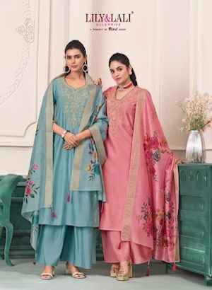 Anju Fabrics Golden Meadows Vol-4 Musline Readymade Suit (6 pcs Catalogue)