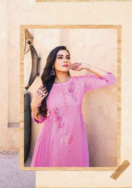Anju Fabrics Status Vol 2 Georgette Party Wear Kurty 6 pcs Catalogue