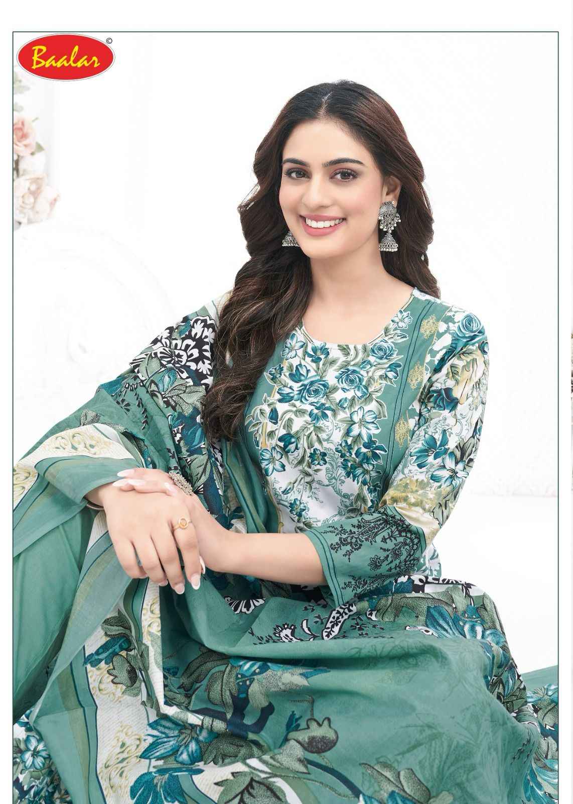 Baalar Karachi Cotton Vol-12 Lawn Cotton Dress Material (09 pcs Catalogue)