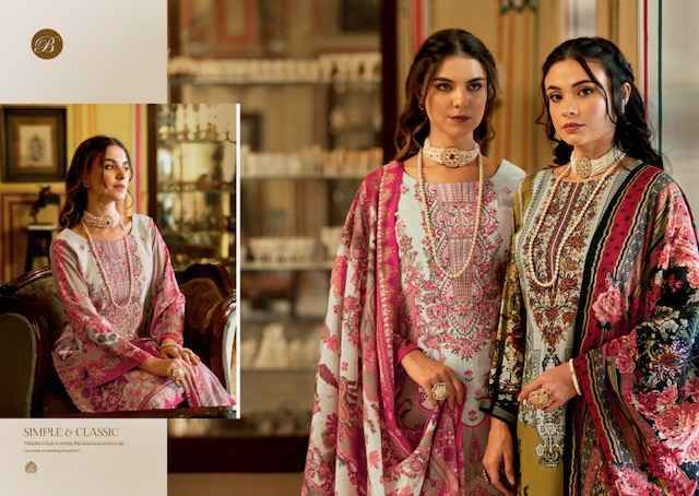 Belliza Dilshad Vol-4 Viscose Rayon Dress Material (8 pcs Catalogue)