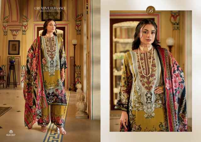 Belliza Dilshad Vol-4 Viscose Rayon Dress Material (8 pcs Catalogue)