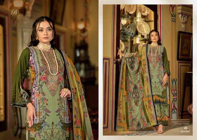 Belliza Dilshad Vol-4 Viscose Rayon Dress Material (8 pcs Catalogue)