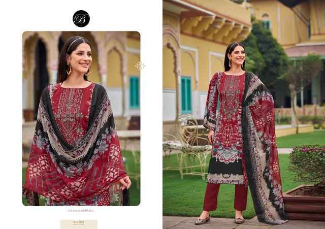 Belliza Gazal Crepe Dress Material (8 pcs Catalogue)