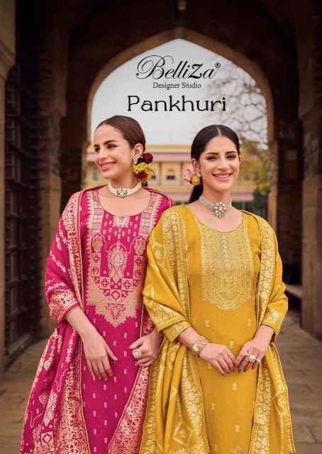 Belliza Pankhuri Viscouse Dress Material (6 pcs Catalogue)