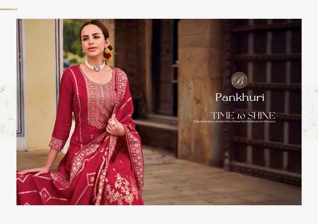 Belliza Pankhuri Viscouse Dress Material (6 pcs Catalogue)
