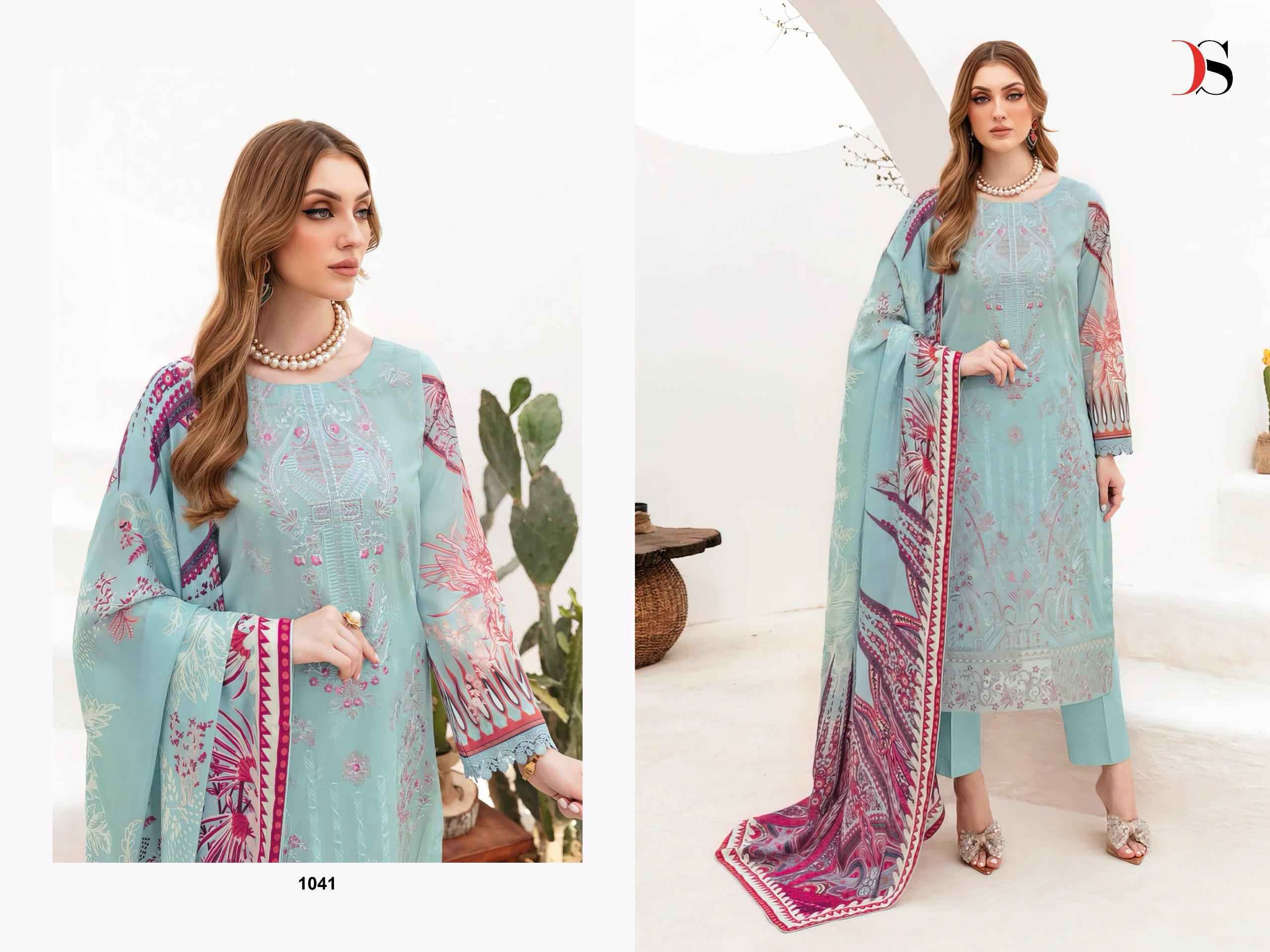 Deepsy Cheveron Vol-15 Cotton Dress Material (6 pcs Catalogue)