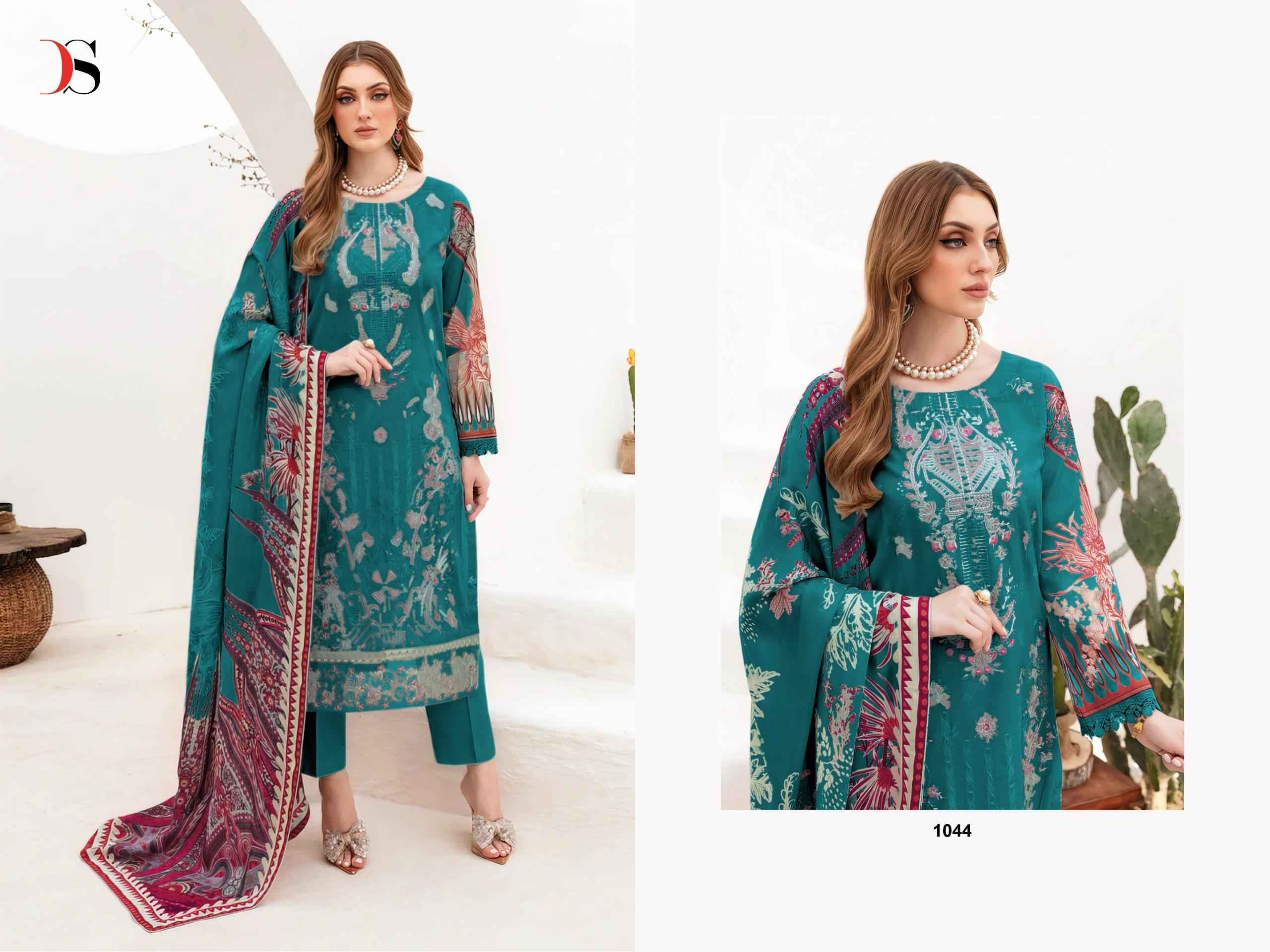 Deepsy Cheveron Vol-15 Cotton Dress Material (6 pcs Catalogue)