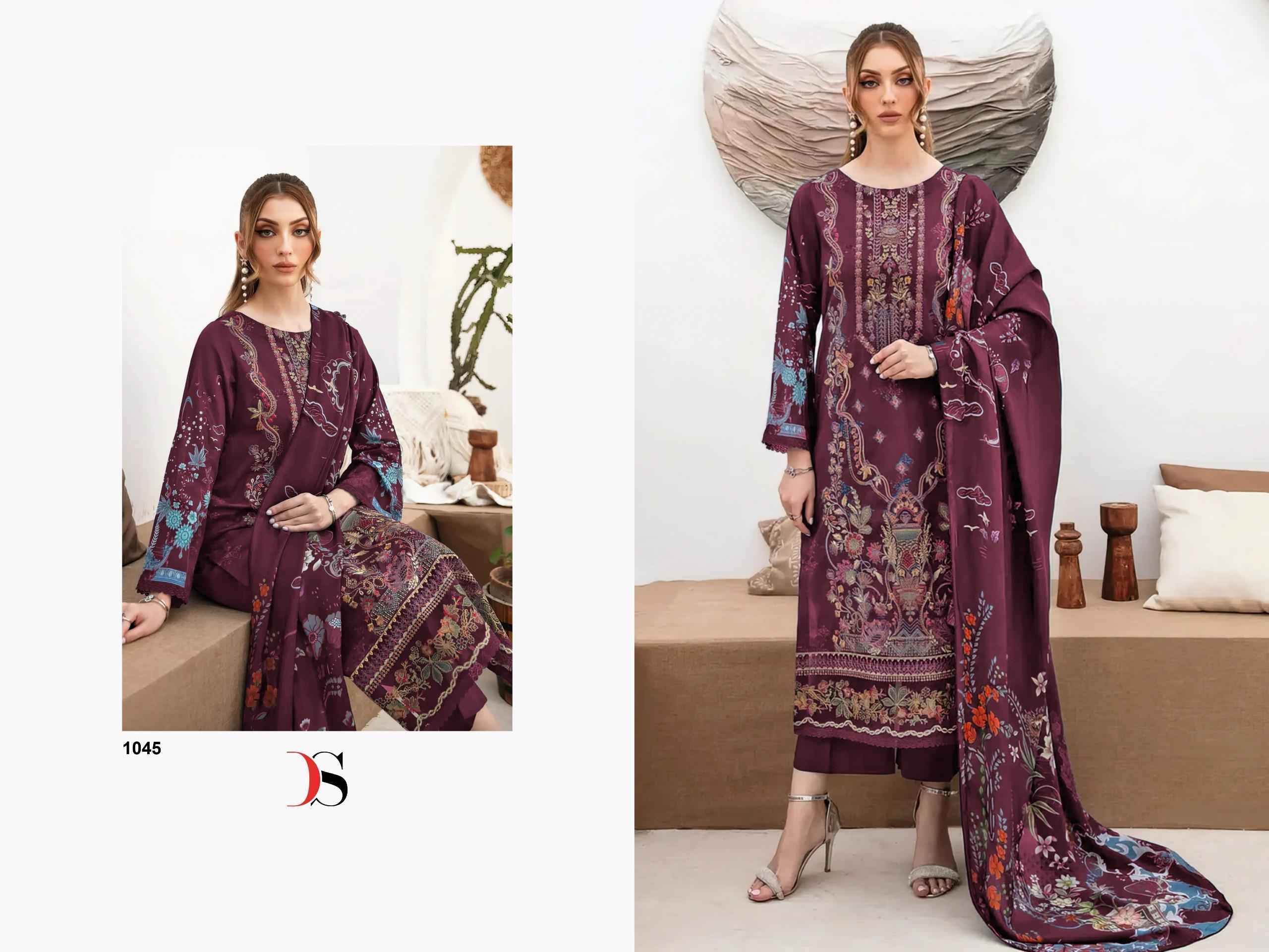 Deepsy Cheveron Vol-15 Cotton Dress Material (6 pcs Catalogue)