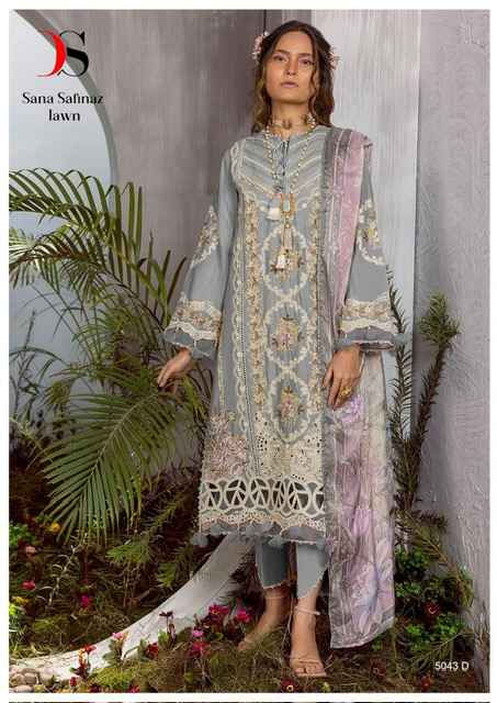 Deepsy Sana Safinaz Lawn Cotton Dress Material 4 pcs Catalogue