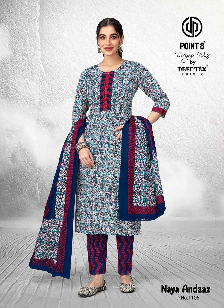 Deeptex Naya Andaaz Vol-11 Readymade Cotton Dress (10 pcs Catalogue)