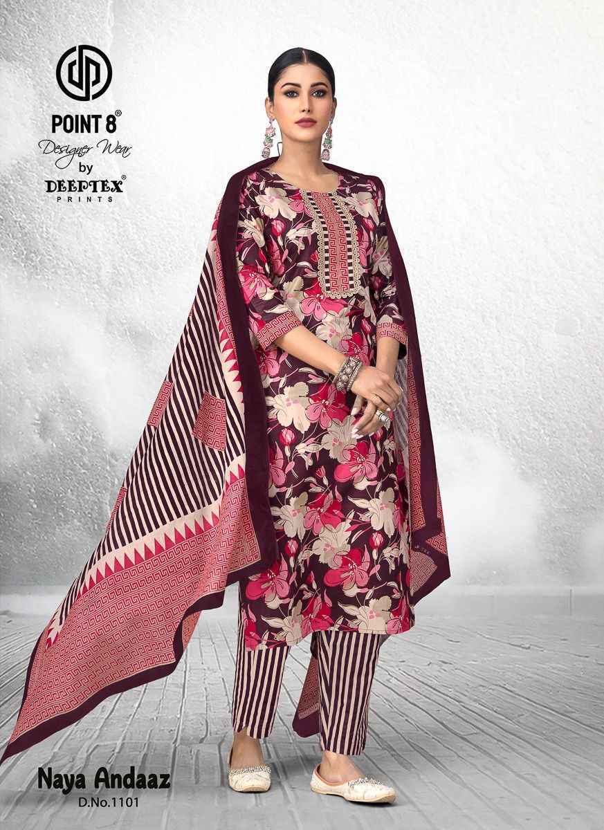 Deeptex Naya Andaaz Vol-11 Readymade Cotton Dress (10 pcs Catalogue)