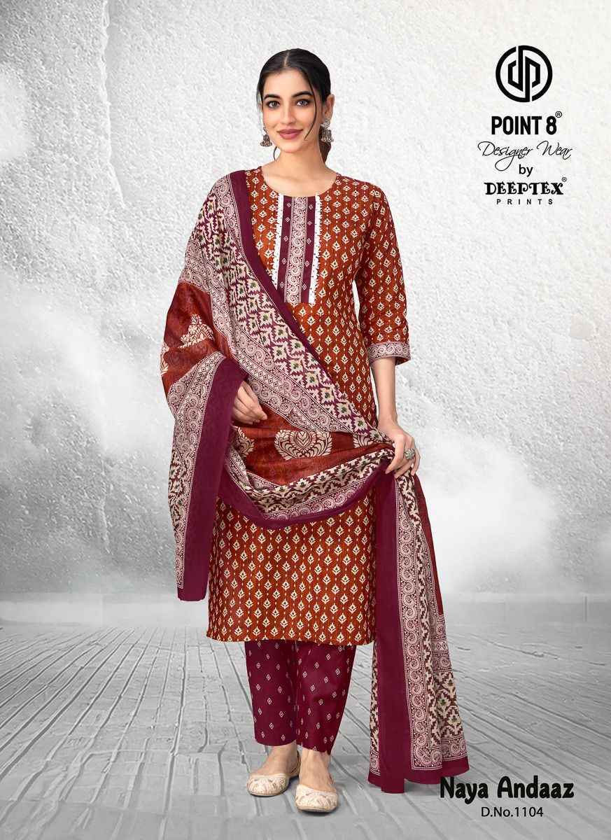 Deeptex Naya Andaaz Vol-11 Readymade Cotton Dress (10 pcs Catalogue)