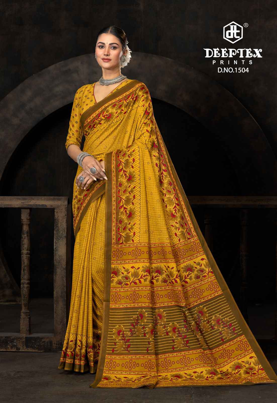 Deeptex Prime Time Vol 15 Cotton Saree 10 pcs Catalogue
