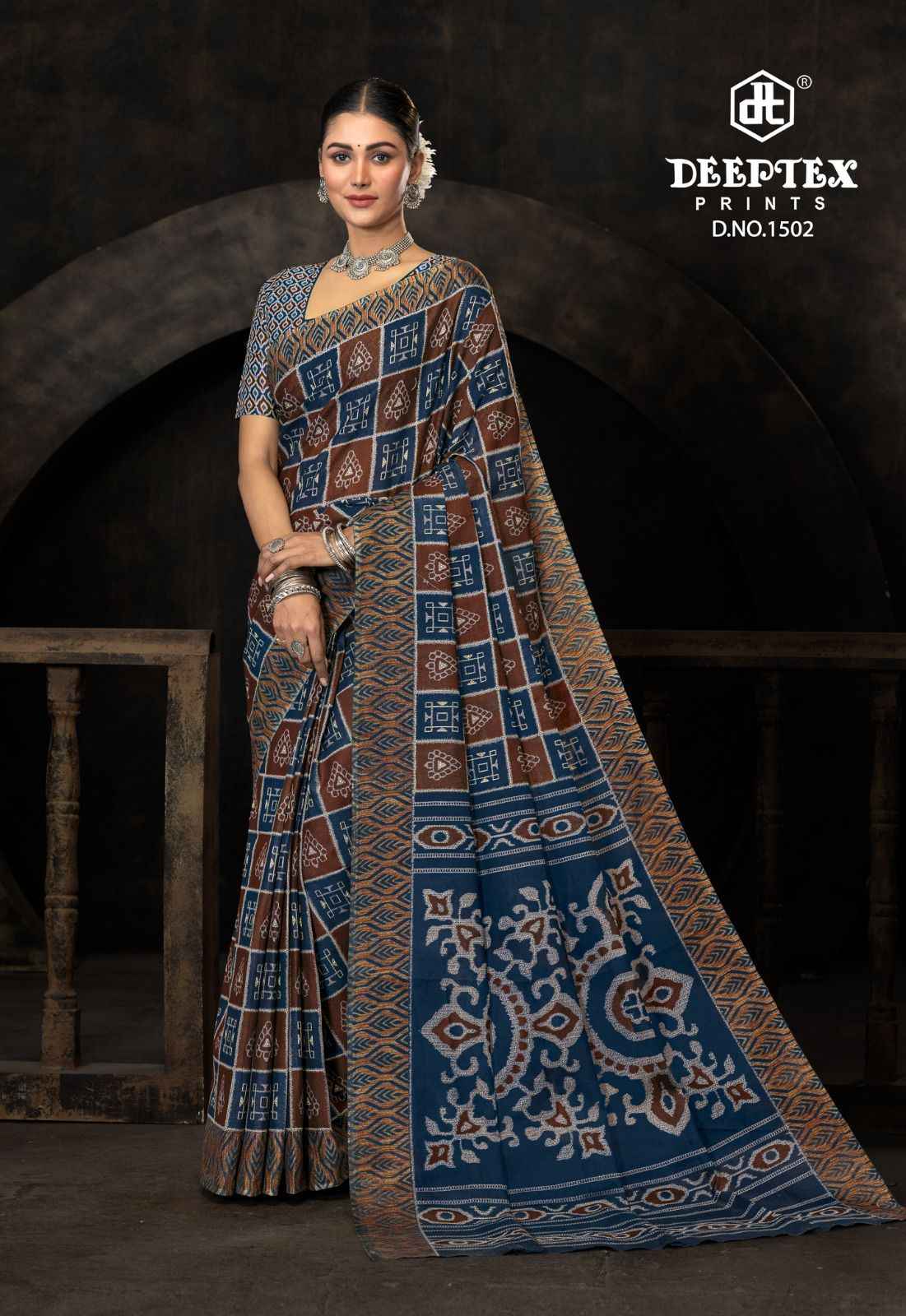Deeptex Prime Time Vol 15 Cotton Saree 10 pcs Catalogue