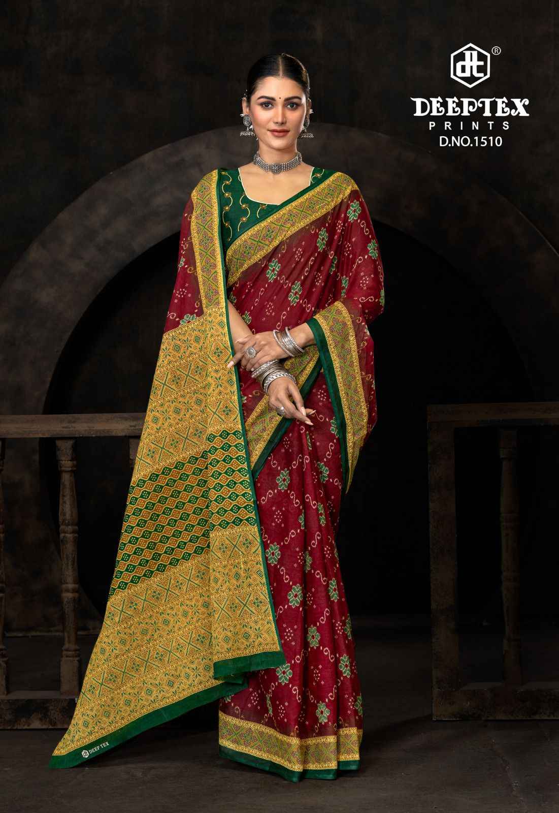 Deeptex Prime Time Vol 15 Cotton Saree 10 pcs Catalogue