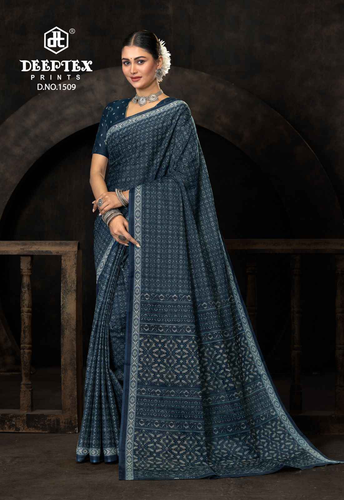 Deeptex Prime Time Vol 15 Cotton Saree 10 pcs Catalogue