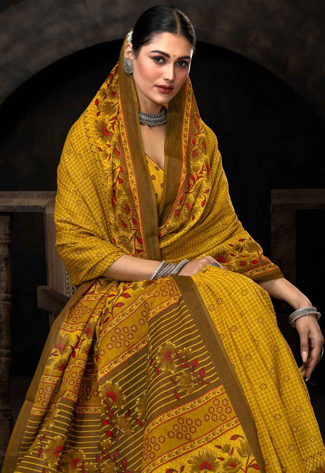 Deeptex Prime Time Vol 15 Cotton Saree 10 pcs Catalogue