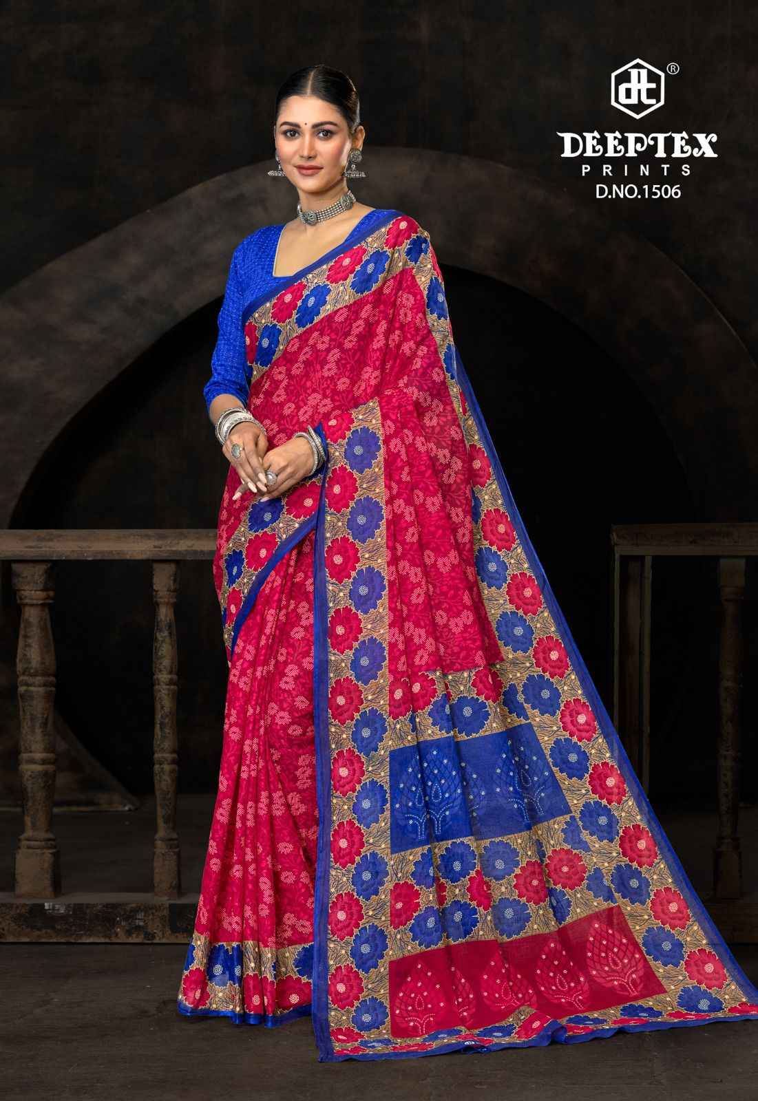 Deeptex Prime Time Vol 15 Cotton Saree 10 pcs Catalogue