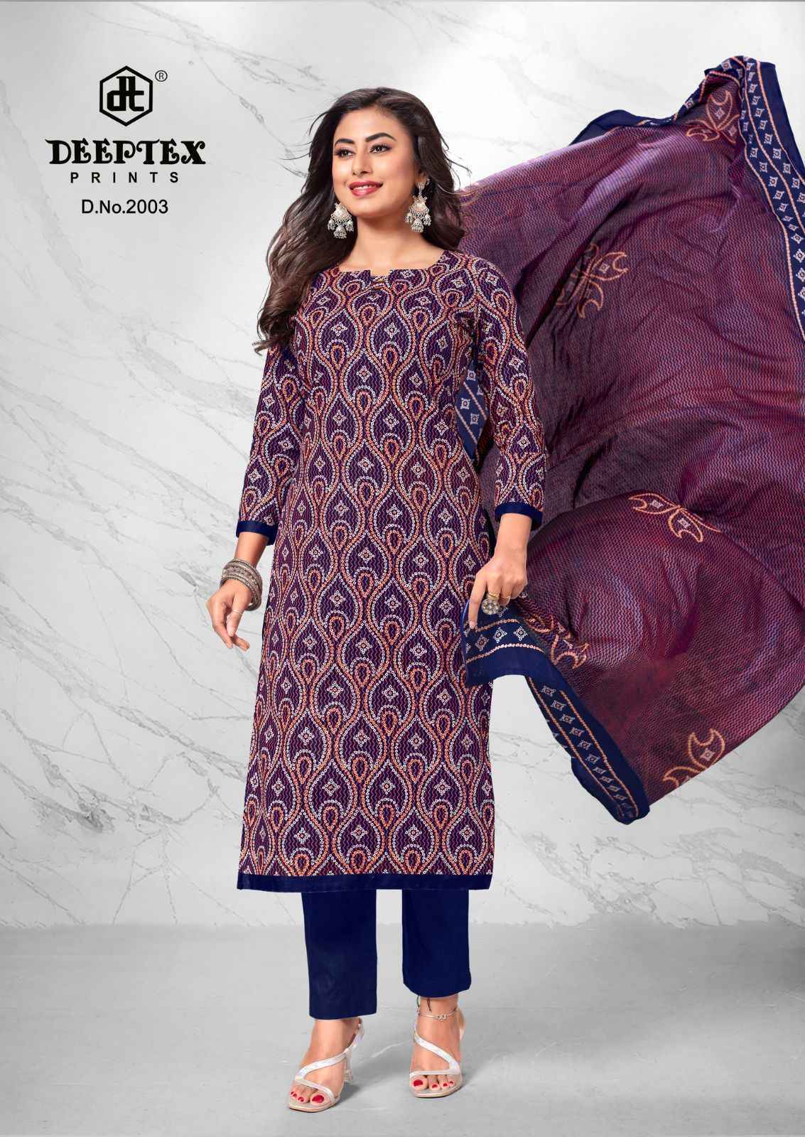 Deeptex Sanjeevani Vol 2 Cotton Dress Material 10 pcs Cataloge