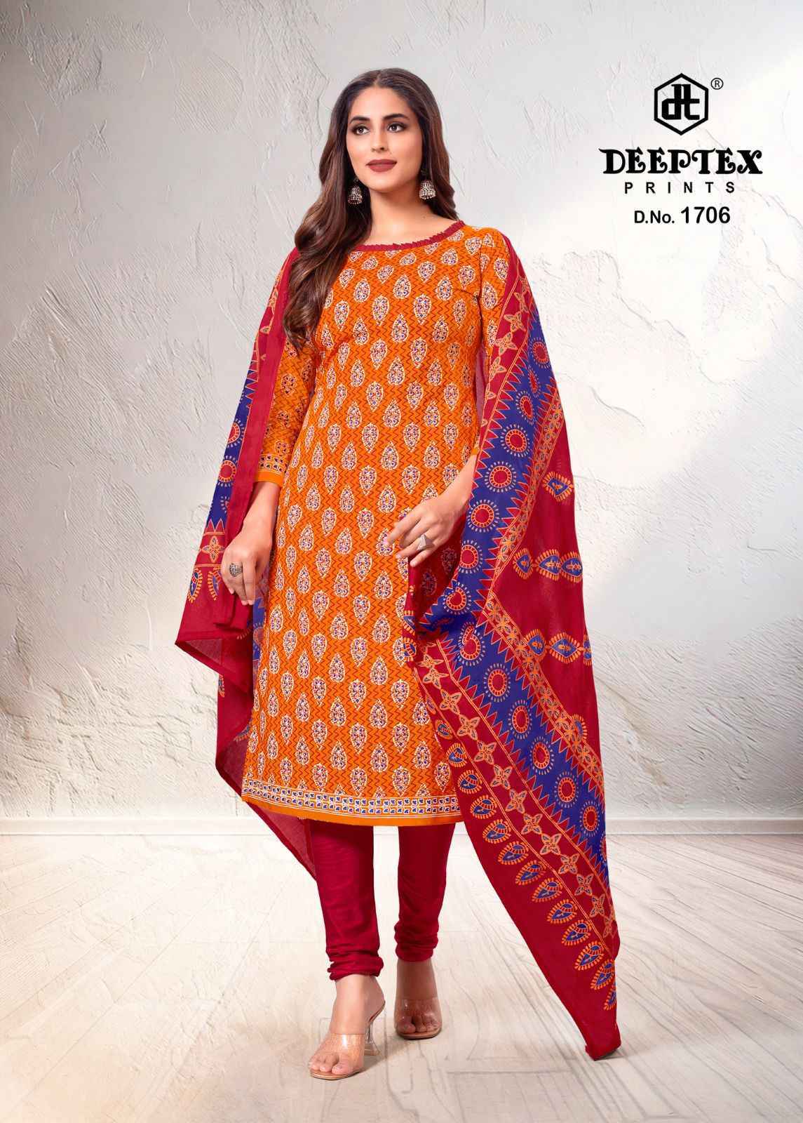 Deeptex Tradition Vol-17 Cotton Dress Material (10 pcs Catalogue)